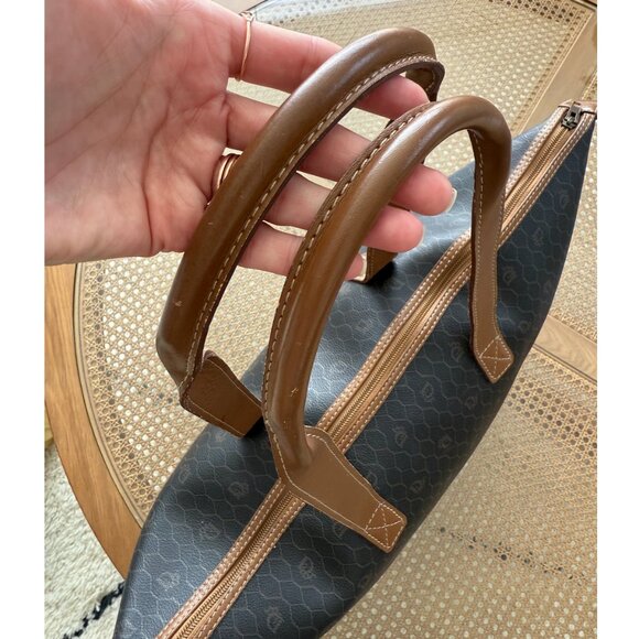 SOLD- Authentic CHRISTIAN DIOR Honeycomb Monogram Tote - Picture 8 of 16